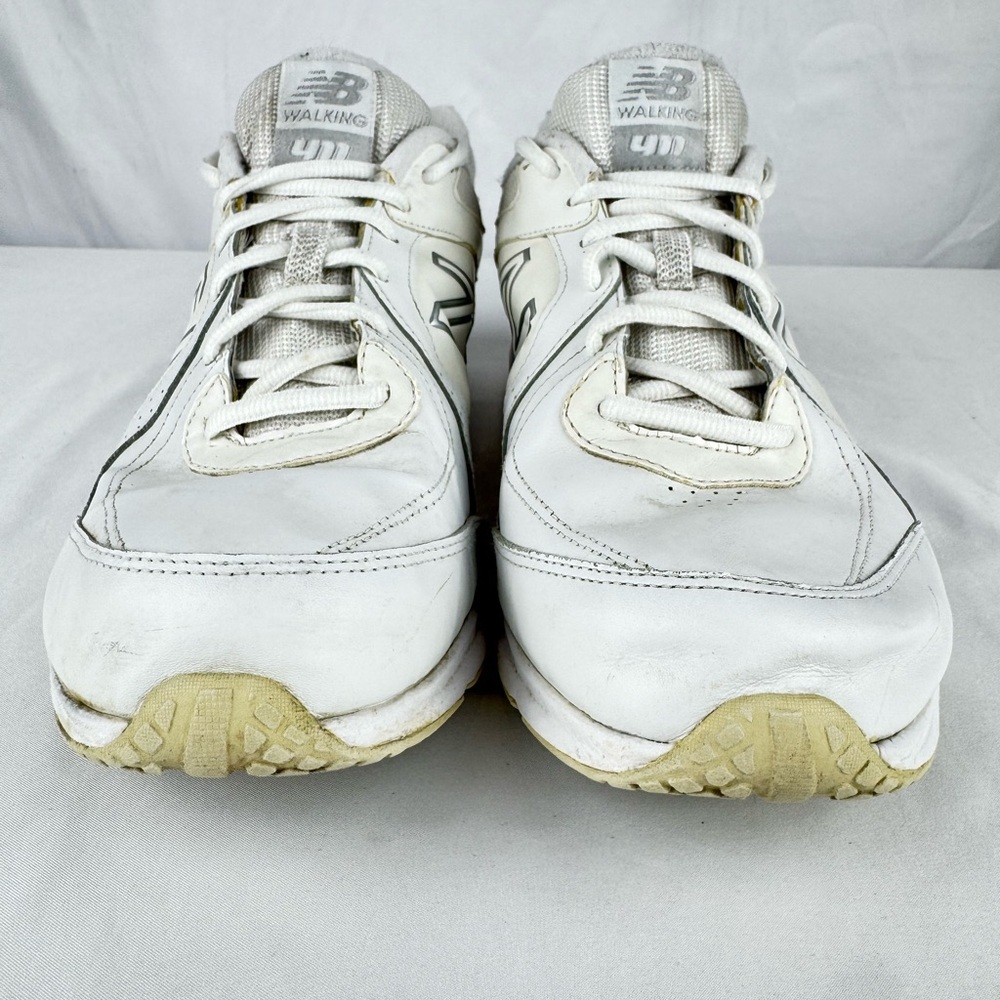 New Balance 411 Walking Shoes in White - Picture 2 of 8